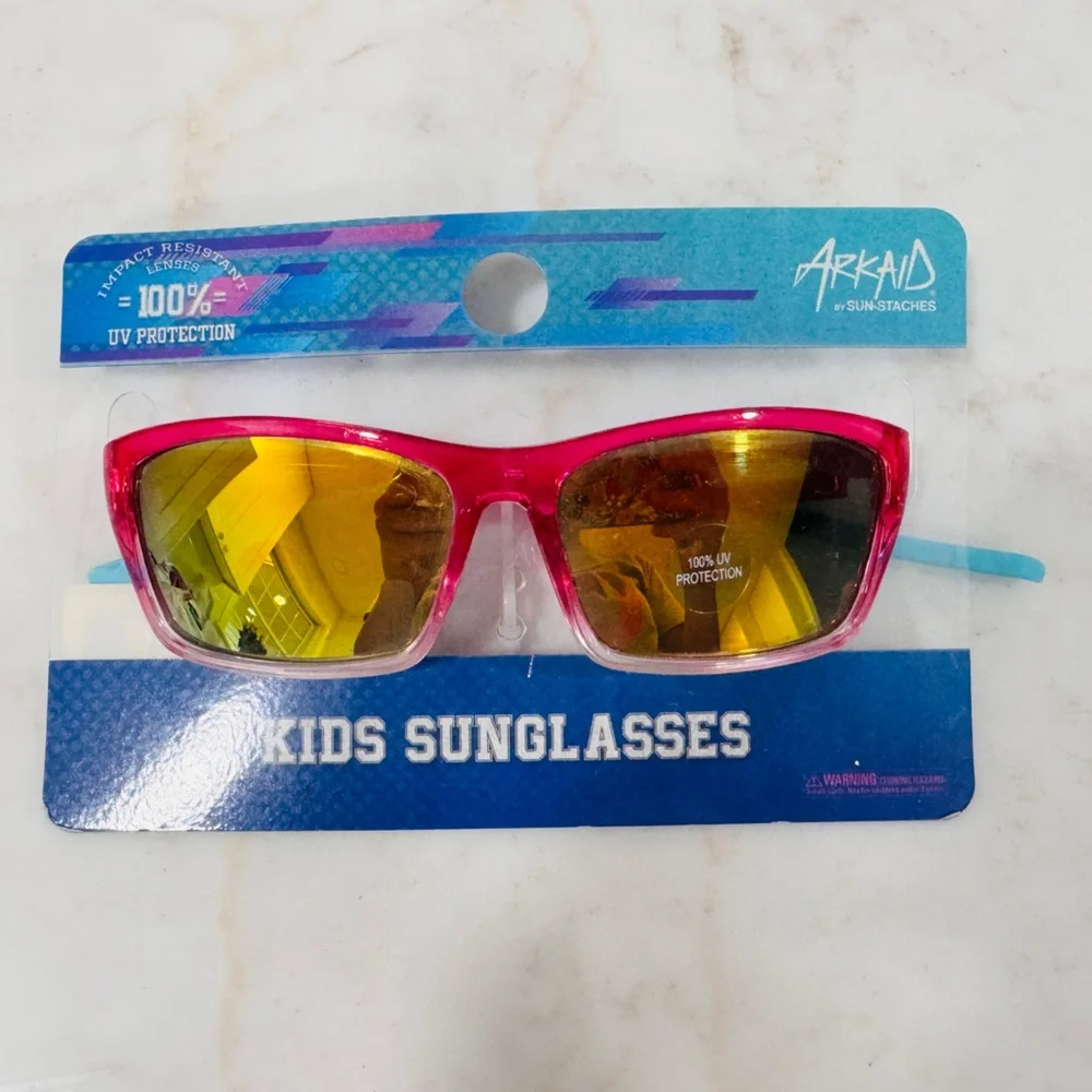 Kids Sunglasses - Pink and Yellow
